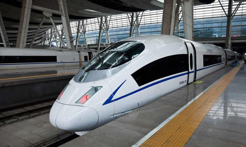 The locomotive high-speed rail